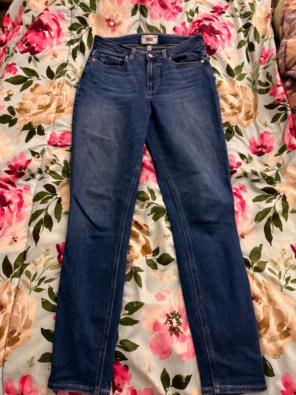 PAIGE Indigo Straight Leg Jeans